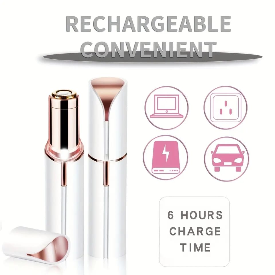 Portable Lipstick Shaped Electric Hair Remover